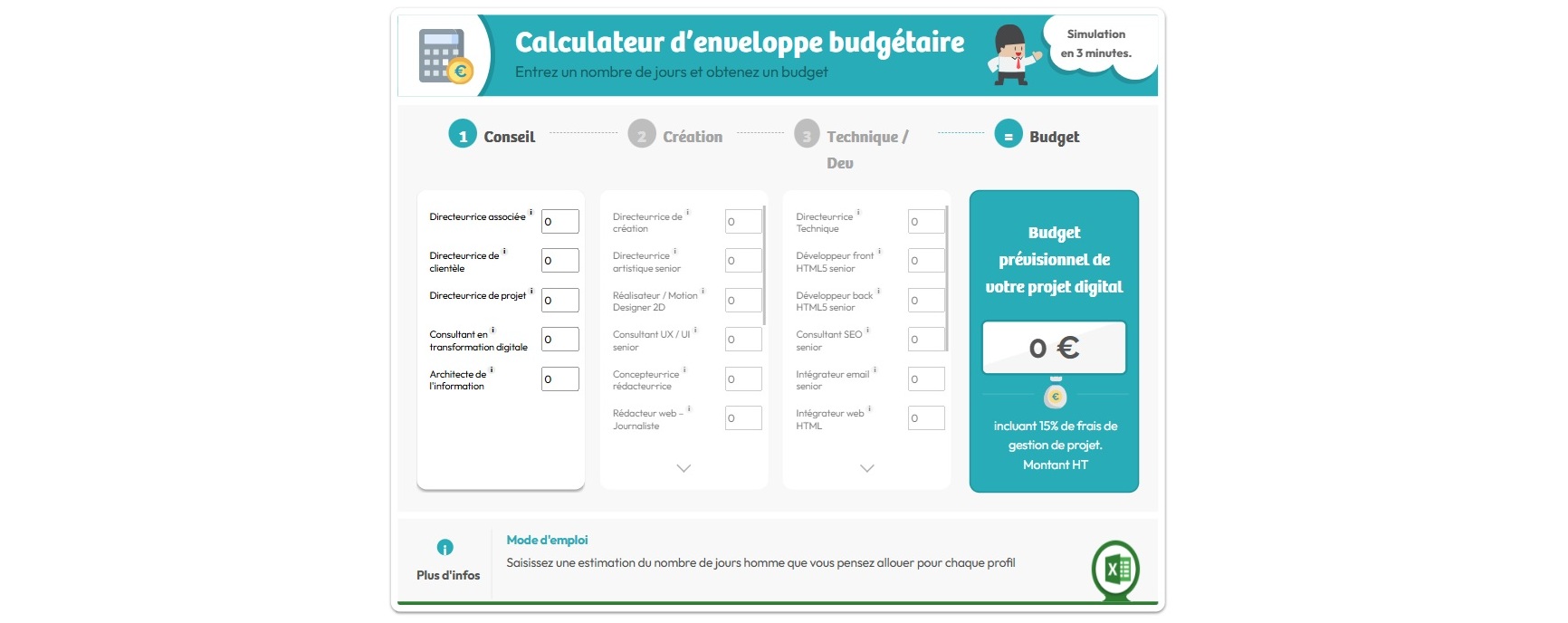 Efficiens - Calculateur